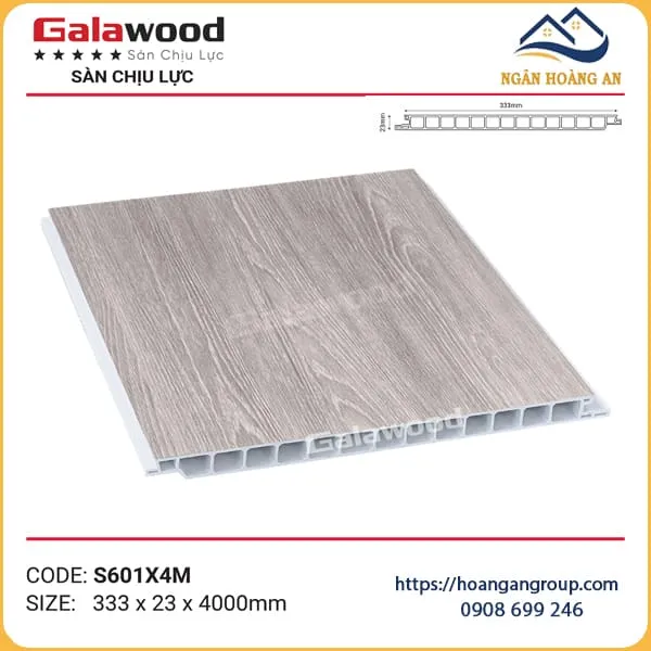 Sàn Nhựa Chịu Lực Gác Lửng Gác Xép Galawood S601X4M