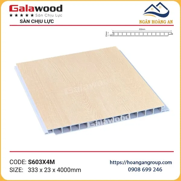 Sàn Nhựa Chịu Lực Gác Lửng Gác Xép Galawood S603X4M