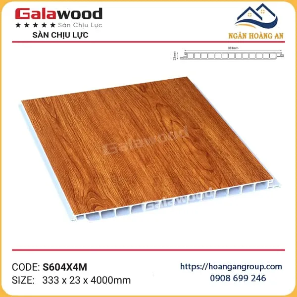 Sàn Nhựa Chịu Lực Gác Lửng Gác Xép Galawood S604X4M