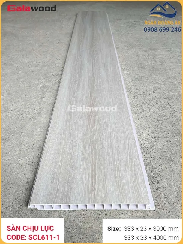 Sàn Nhựa Chịu Lực Galawood SCL611-1 Phù Hợp Công Trình Nào?