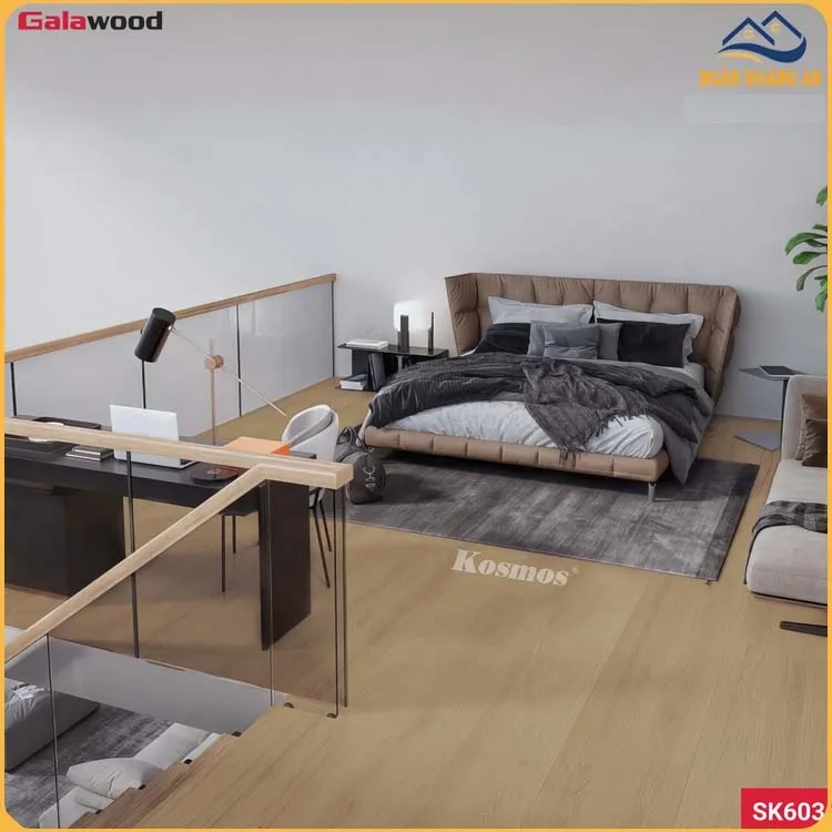Sàn Nhựa Chịu Lực Galawood SK603 Làm Khu Nghỉ Ngơi Trên Cao
