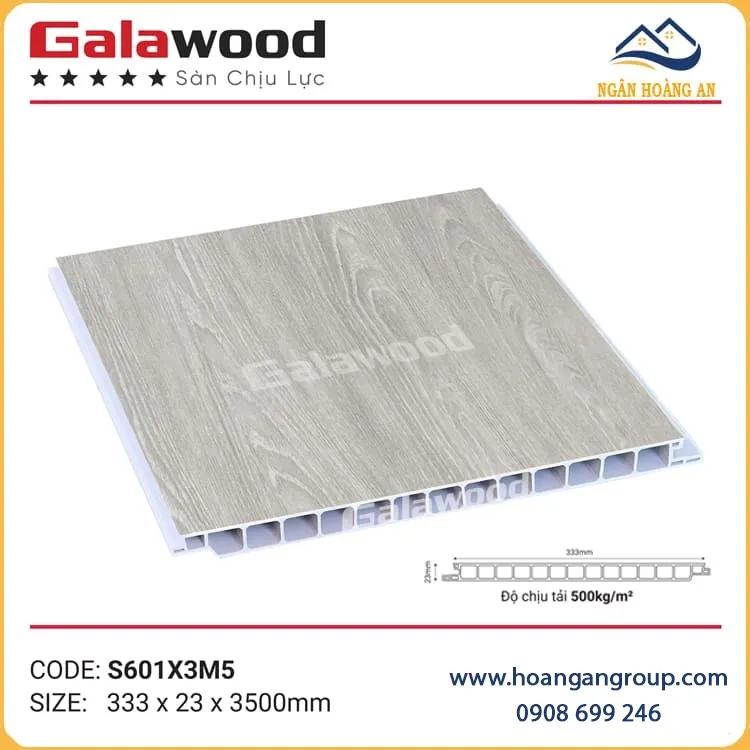 Sàn Nhựa Chịu Lực Làm Gác Lửng Galawood S601X3M5 Sàn Nhựa Chịu Lực Làm Gác Lửng Galawood S601X3M5