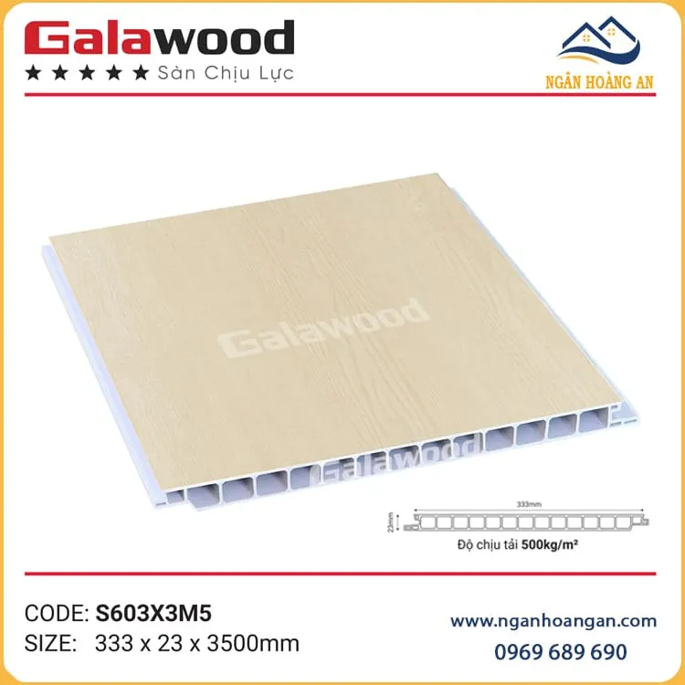 Sàn Nhựa Chịu Lực Làm Gác Xép Galawood S603X3M5