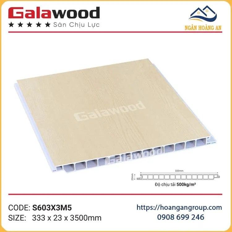 Sàn Nhựa Chịu Lực Làm Gác Xếp Galawood S603X3M5 Sàn Nhựa Chịu Lực Làm Gác Xếp Galawood S603X3M5