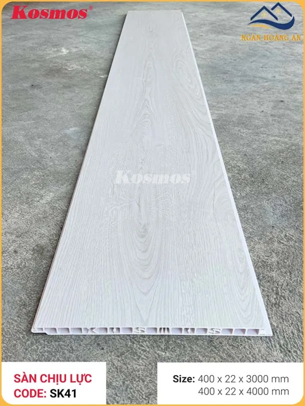 Sàn Chịu Lực Nhựa PVC Giả Gỗ Làm Gác Xép Kosmos SK41X4M
