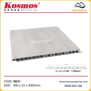 Sàn Nhựa Chịu Lực PVC Giả Gỗ Làm Gác Lửng  Kosmos SK41X3M