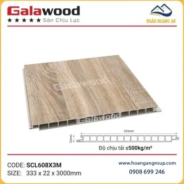 Sàn Nhựa Chịu Lực PVC Làm Gác Lửng Galawood SCL608X3M