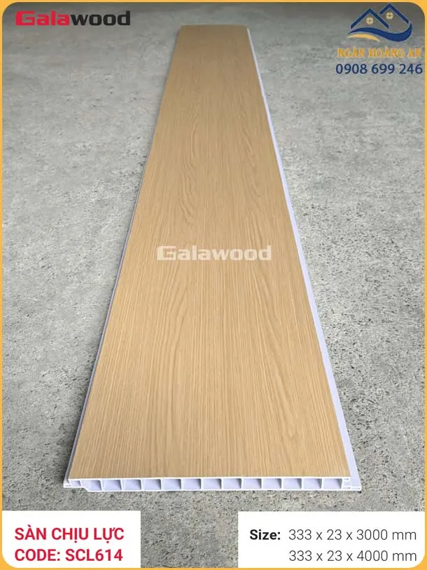 Ứng Dụng Sàn Nhựa Chịu Lực Galawood SCL614