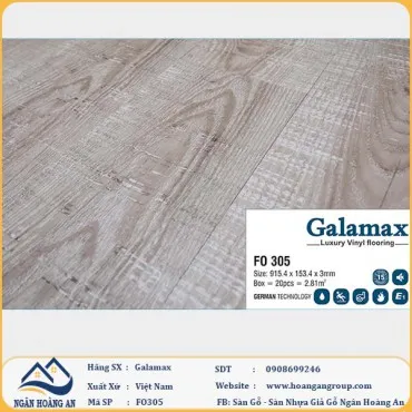 Sàn Nhựa Dán Keo Galamax 3mm FO305