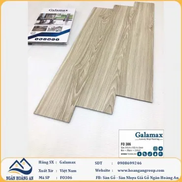Sàn Nhựa Dán Keo Galamax 3mm FO306