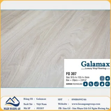 Sàn Nhựa Dán Keo Galamax 3mm FO307