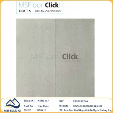 Sàn Nhựa Dán Keo Giá Đá MSFloor DS8116