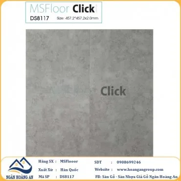 Sàn Nhựa Dán Keo Giá Bê Tông MSFloor DS8117