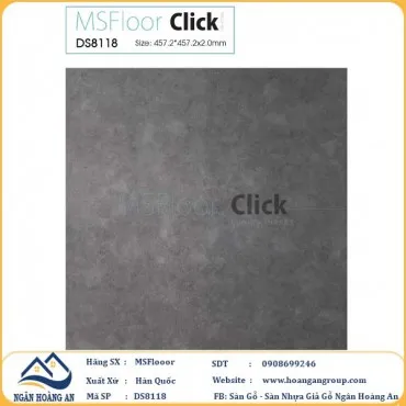 Sàn Nhựa Dán Keo Giá Bê Tông MSFloor DS8118