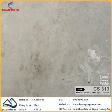 Sàn Nhựa Dán Keo Giả Vân Đá Comforts 3mm CS313