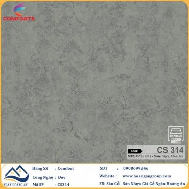Sàn Nhựa Dán Keo Giả Vân Đá Comforts 3mm CS314