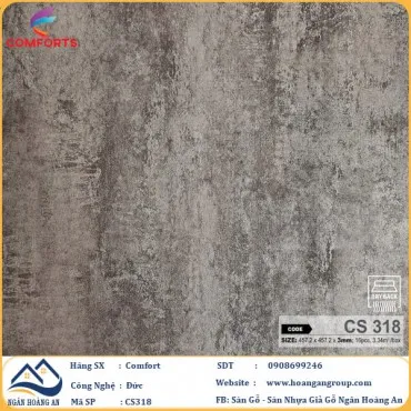 Sàn Nhựa Dán Keo Giả Vân Đá Comforts 3mm CS318
