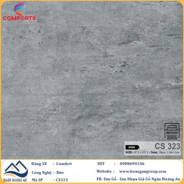 Sàn Nhựa Dán Keo Giả Vân Đá Comforts 3mm CS323
