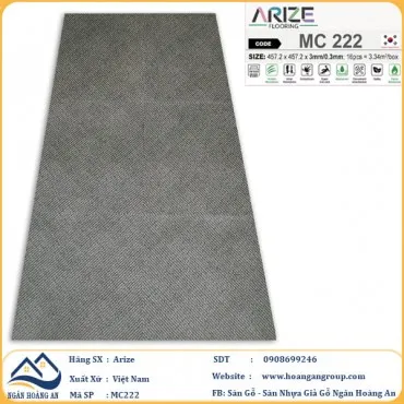 Sàn Nhựa Dán Keo Giả Vân Thảm Arize 3mm MC222
