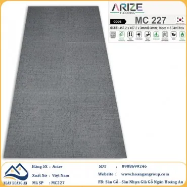 Sàn Nhựa Dán Keo Giả Vân Thảm Arize 3mm MC227