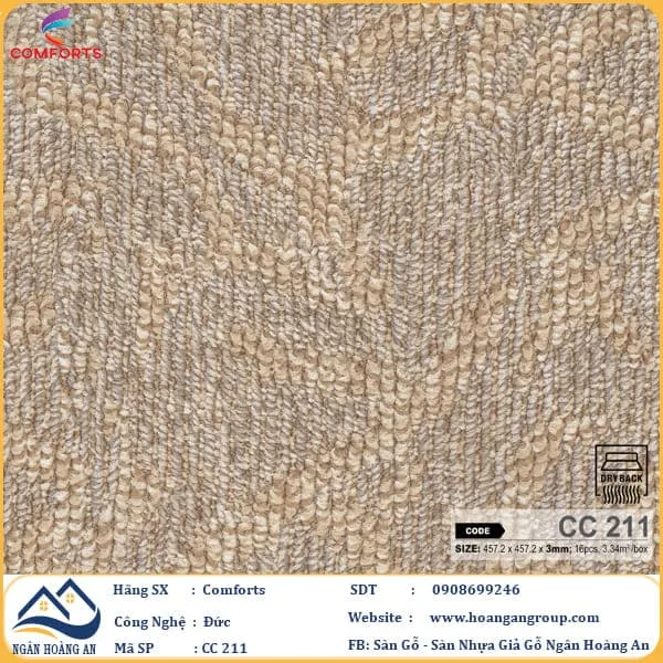 Sàn Nhựa Dán Keo Giả Vân Đá Comforts 3mm Sàn Nhựa Dán Keo Giả Vân Đá Comforts 3mm