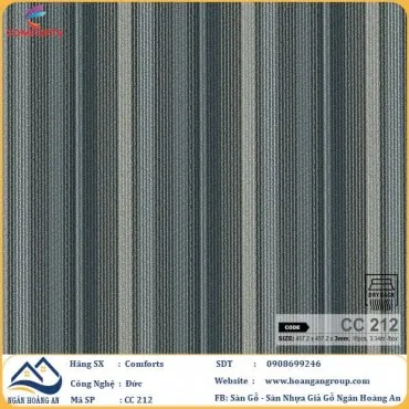 Sàn Nhựa Dán Keo Giả Vân Thảm Comforts 3mm CC212