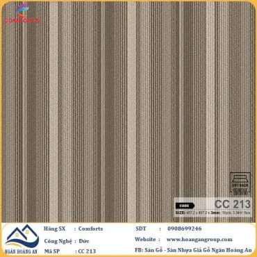 Sàn Nhựa Dán Keo Giả Vân Thảm Comforts 3mm CC213