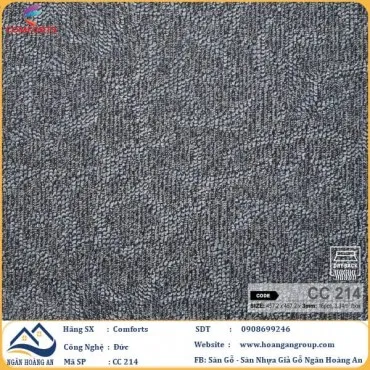 Sàn Nhựa Dán Keo Giả Vân Thảm Comforts 3mm CC214