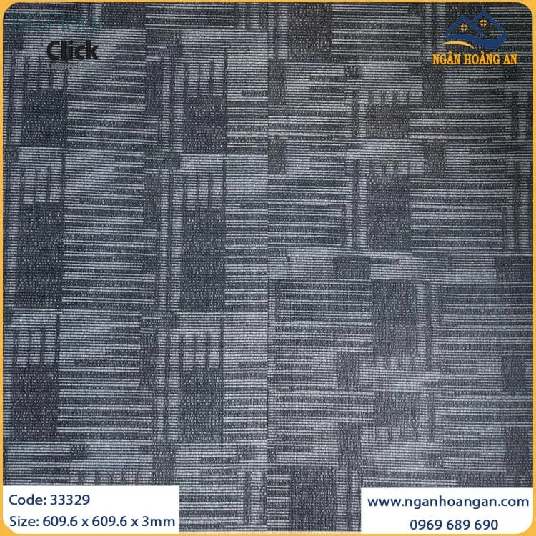 Sàn Nhựa Dán Keo Giả Vân Thảm MsFloor 3mm 33329