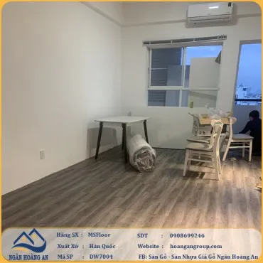 Bàn Giao Công Trình Sàn Nhựa Dán Keo MSFloor DW7004 Tại Quận 7, TP.HCM