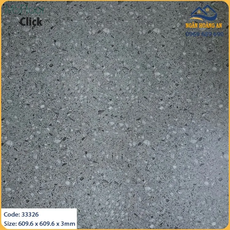 Sàn Nhựa Dán Keo Vân Đá Mài Terrazzo MsFloor 33326 Dày 3mm Sàn Nhựa Dán Keo Vân Đá Mài Terrazzo MsFloor 33326 Dày 3mm