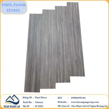 Sàn Nhựa Giả Gỗ Dán Keo Vinyl Floor LT1001