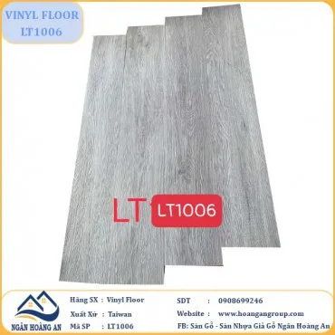 Sàn Nhựa Giả Gỗ Dán Keo Vinyl Floor LT1006