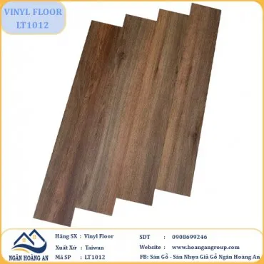 Sàn Nhựa Giả Gỗ Dán Keo Vinyl Floor LT1012