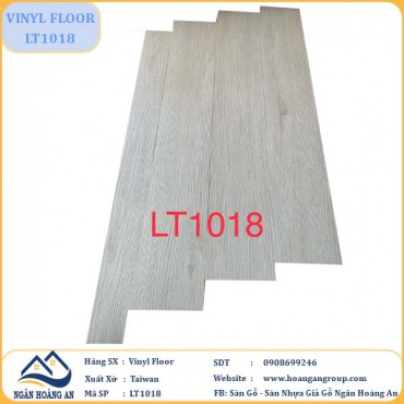 Sàn Nhựa Giả Gỗ Dán Keo Vinyl Floor LT1018