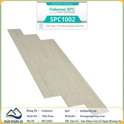 Sàn Nhựa Hèm Khóa Galamax SPC1002