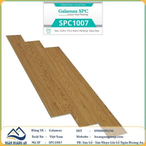 Sàn Nhựa Hèm Khóa Galamax SPC1007
