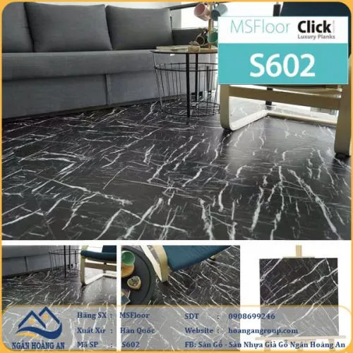 Sàn Nhựa Giả Bê Tông Hàn Quốc MsFloor S602