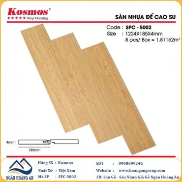 Sàn Nhựa Giả Gỗ Hèm Khóa Kosmos SPC5002