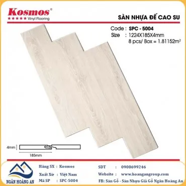 Sàn Nhựa Giả Gỗ Hèm Khóa Kosmos SPC5004
