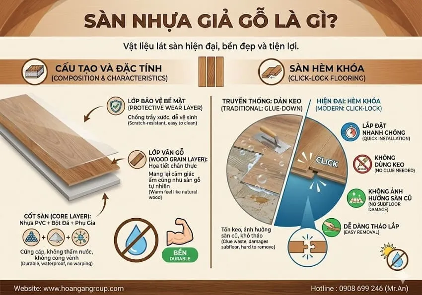 Sàn Nhựa Giả Gỗ Là Gì?