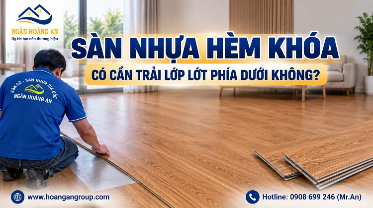Sàn Nhựa Hèm Khóa Có Cần Trải Lớp Lót Phía Dưới Không?