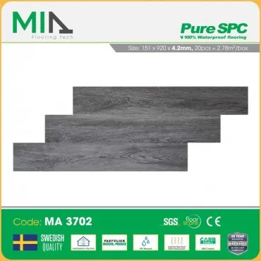 Sàn Nhựa Hèm Khóa MIA Giả Vân Gỗ MA 3702 Dày 4.2mm