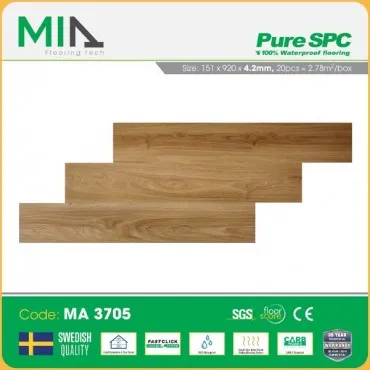 Sàn Nhựa Hèm Khóa MIA Giả Vân Gỗ MA 3705 Dày 4.2mm