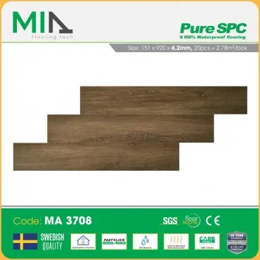 Sàn Nhựa Hèm Khóa MIA Giả Vân Gỗ MA 3708 Dày 4.2mm