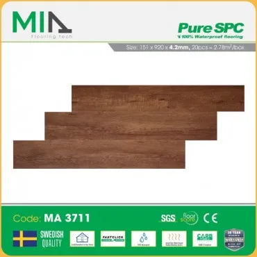 Sàn Nhựa Hèm Khóa MIA Giả Vân Gỗ MA 3711 Dày 4.2mm