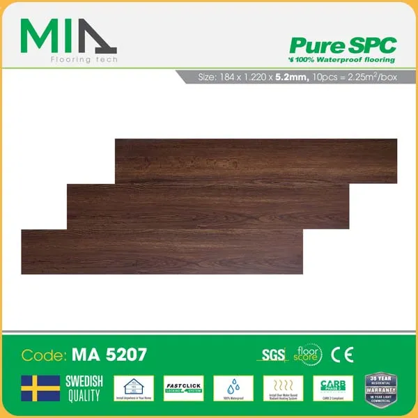 Sàn Nhựa Hèm Khóa Mia Giả Vân Gỗ
