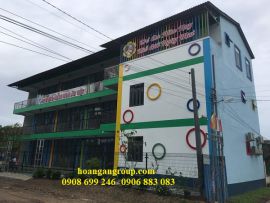 Thi Công Lát Sàn Nhựa Giả Gỗ Cho Trường Mầm Non Tại Biên Hòa Đồng Nai