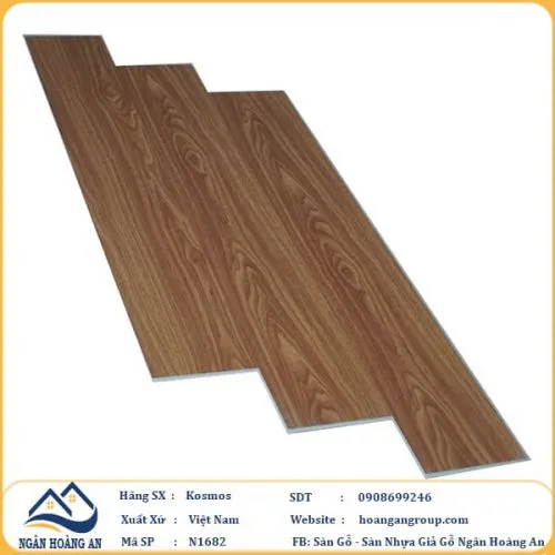 Sàn Nhựa Hèm Khoá Kosmos N1682 4mm