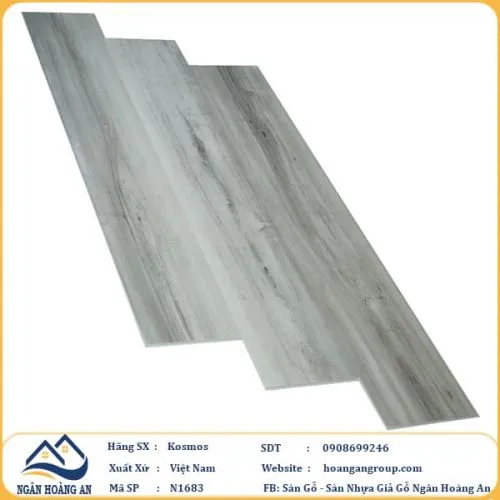 Sàn Nhựa Hèm Khoá Kosmos N1683 4mm